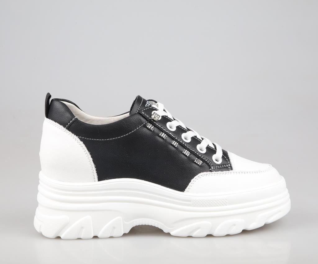 GUJA 25y361 Dolgu Topuk Siyah Kadın Sneakers