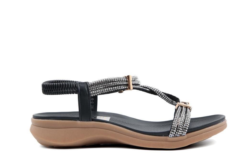 GUJA 26y240-2 Siyah Kadın Sandalet