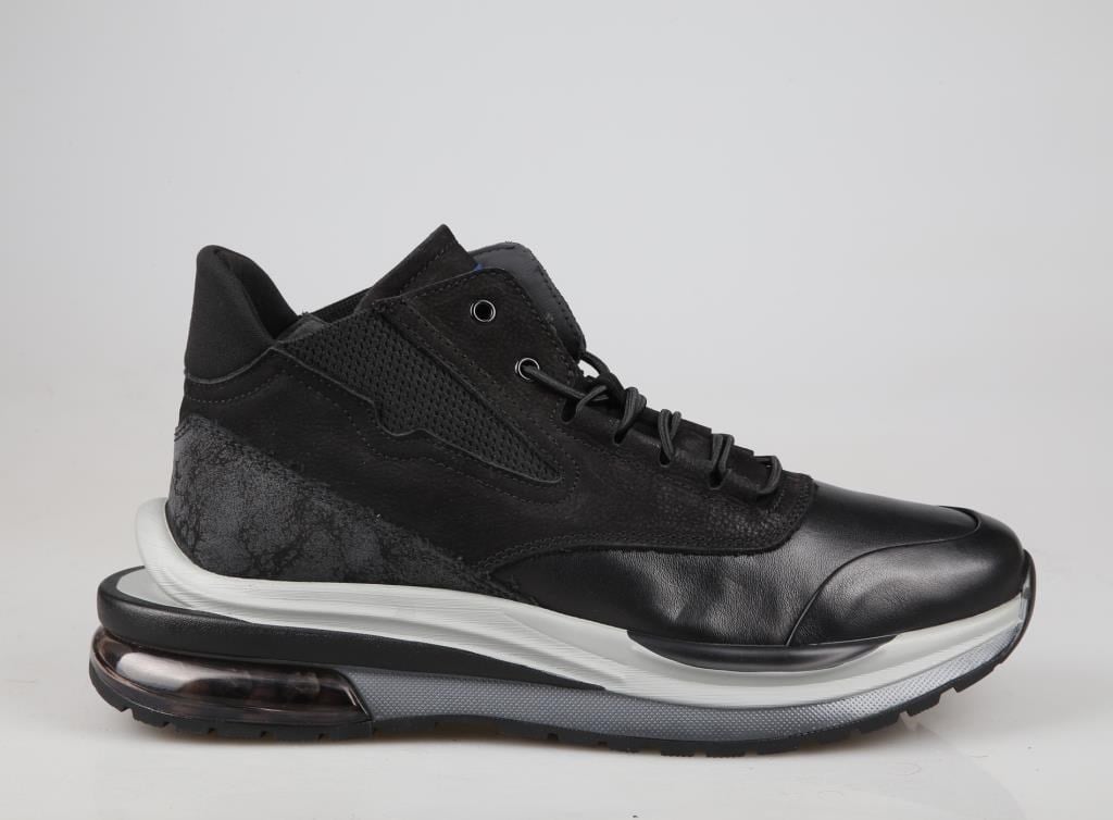 MARCOMEN 16062 Hakiki Deri Siyah Erkek Bot