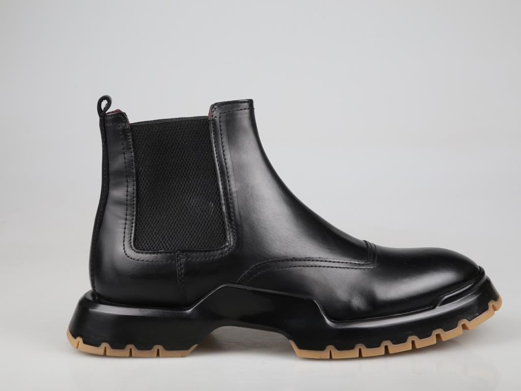 MARCOMEN 20336 Hakiki Deri Siyah Erkek Bot