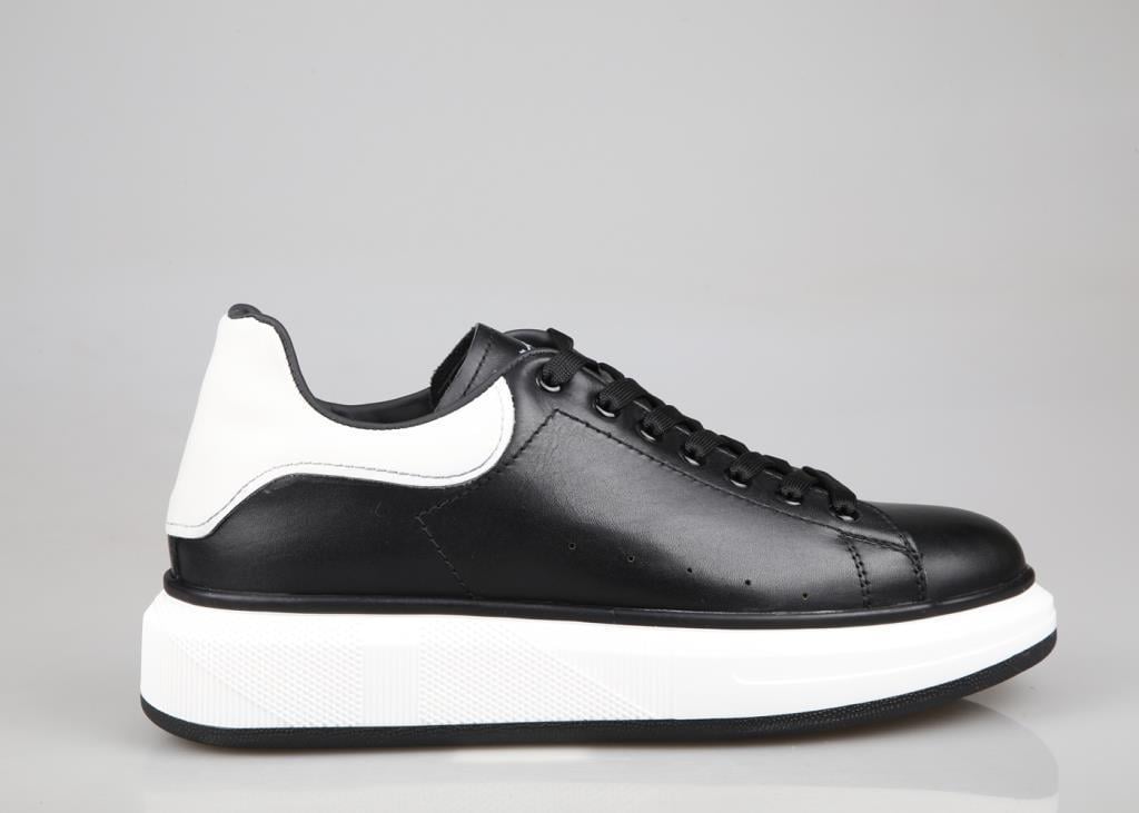 MARCOMEN 21028 Hakiki Deri Siyah Erkek Günlük Ayakkabı