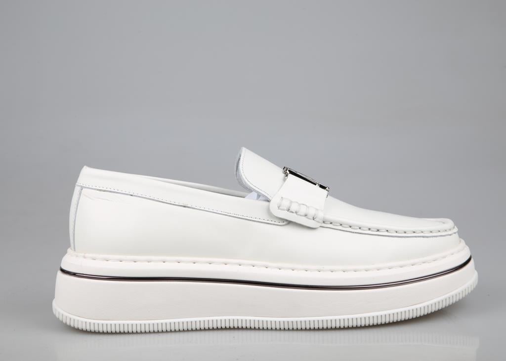 MARCOMEN 21108 Hakiki Deri Beyaz Erkek Günlük Ayakkabı