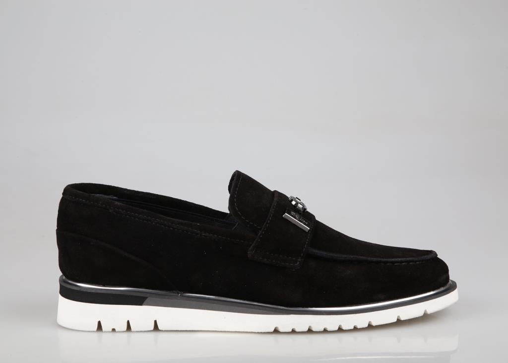 MARCOMEN 21140 Hakiki Deri Siyah Suet Erkek Günlük Ayakkabı