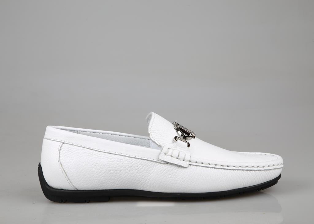 MARCOMEN 21147 Hakiki Deri Beyaz Erkek Günlük Ayakkabı