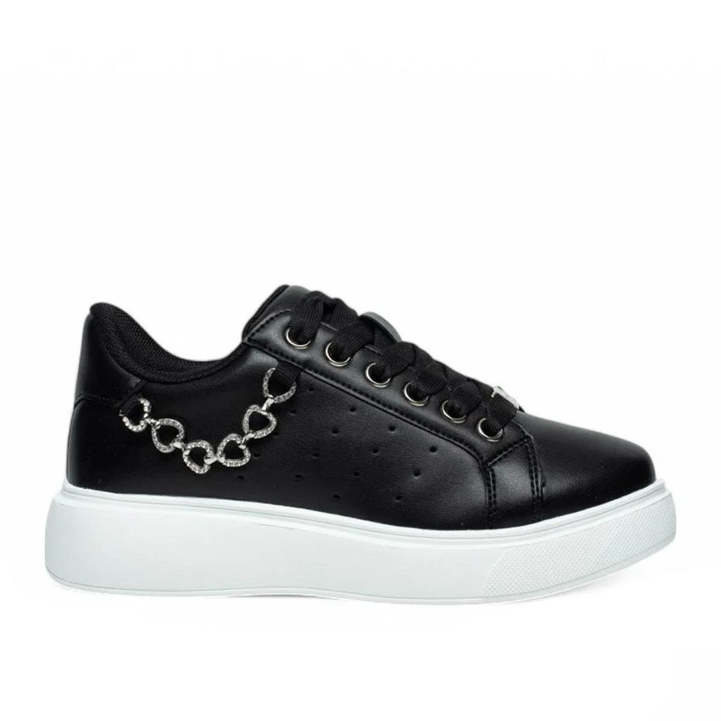 Marka Sesi 335 Siyah-Beyaz Kadın Sneakers
