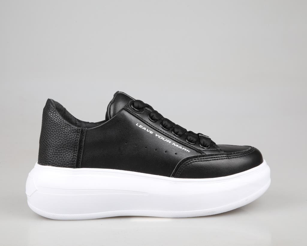 Marka Sesi 339 Siyah-Beyaz Kadın Sneakers