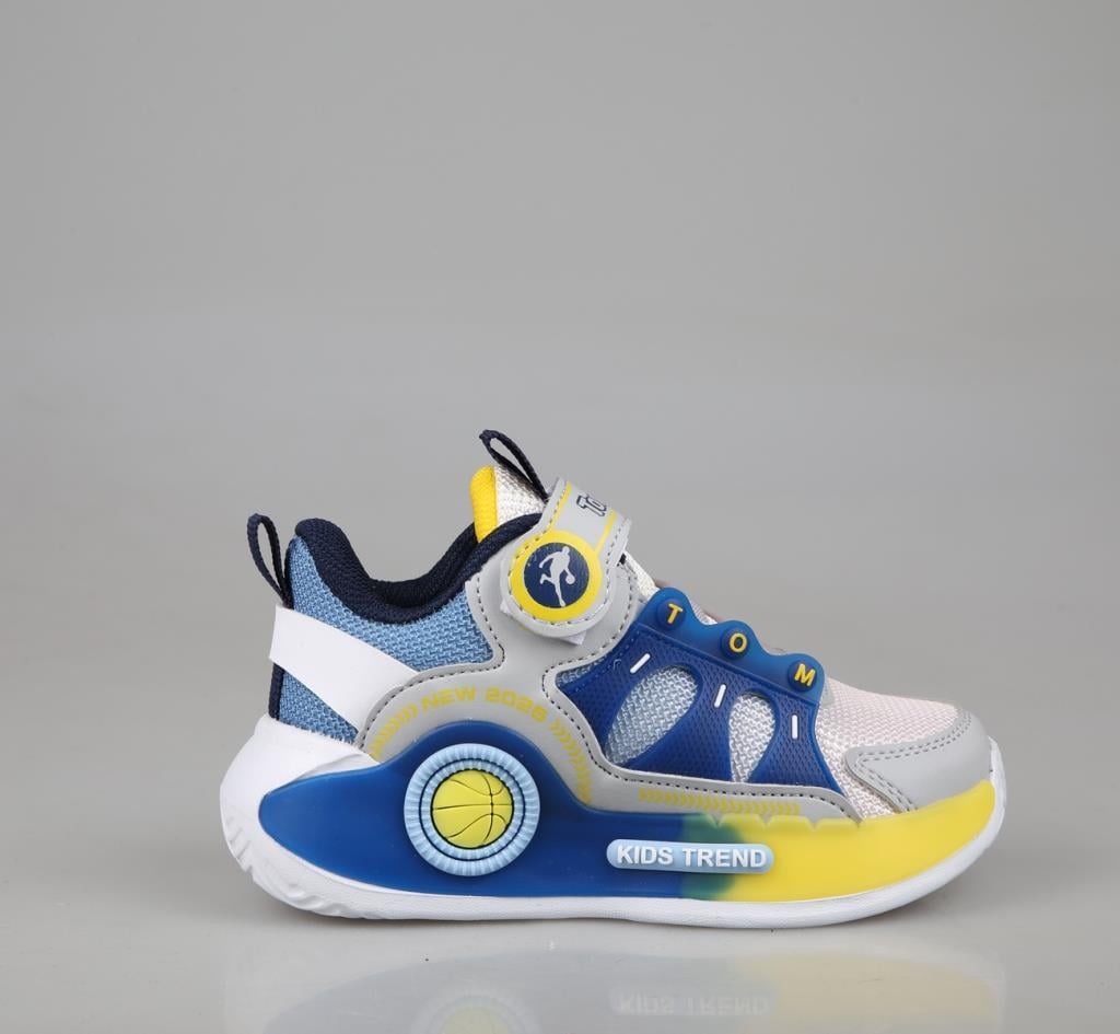 Marka Sesi 529 Gri Sarı Çocuk Sneakers