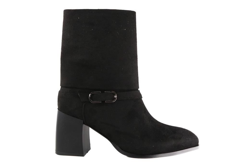 Miss Park Moda 106 k946 Siyah Suet Kadın Bot