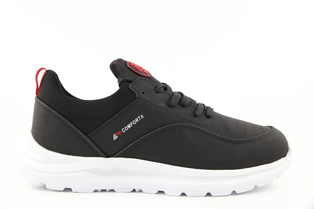 MP 252-6013 Siyah-Kırmızı Erkek Sneakers