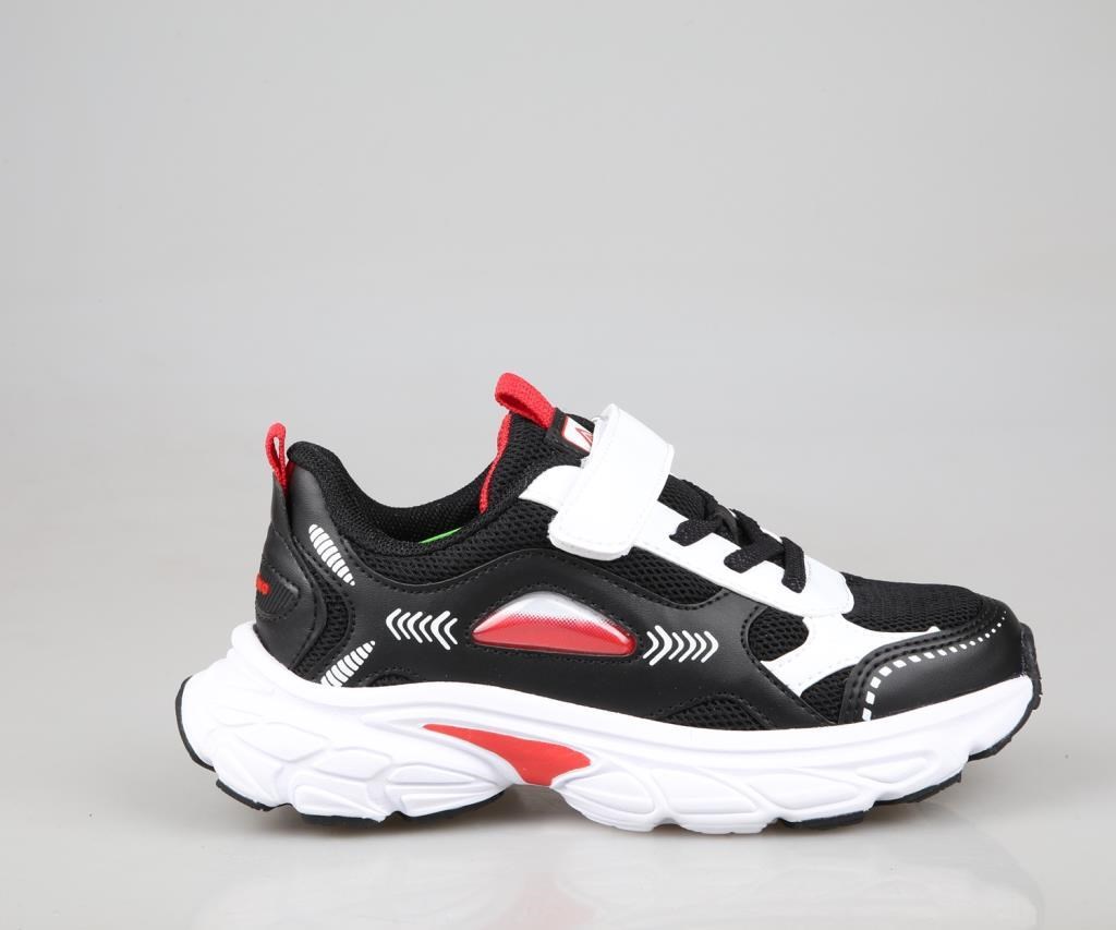 Pepino 1866 Siyah-Kırmızı Çocuk Sneakers