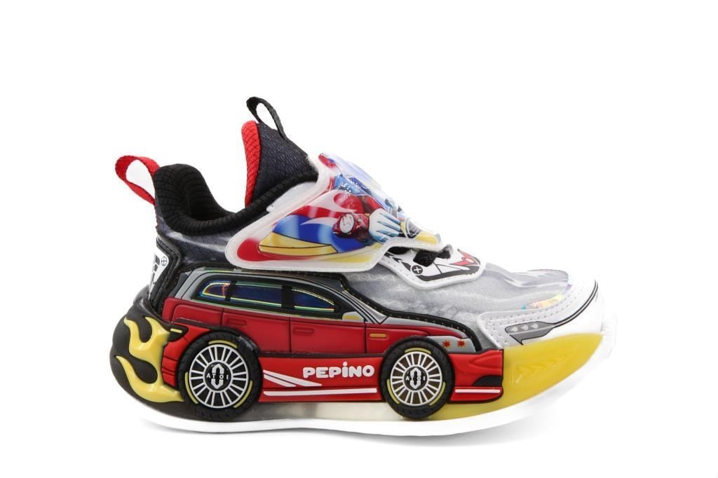 Pepino 2207 Beyaz-Kırmızı Çocuk Sneakers
