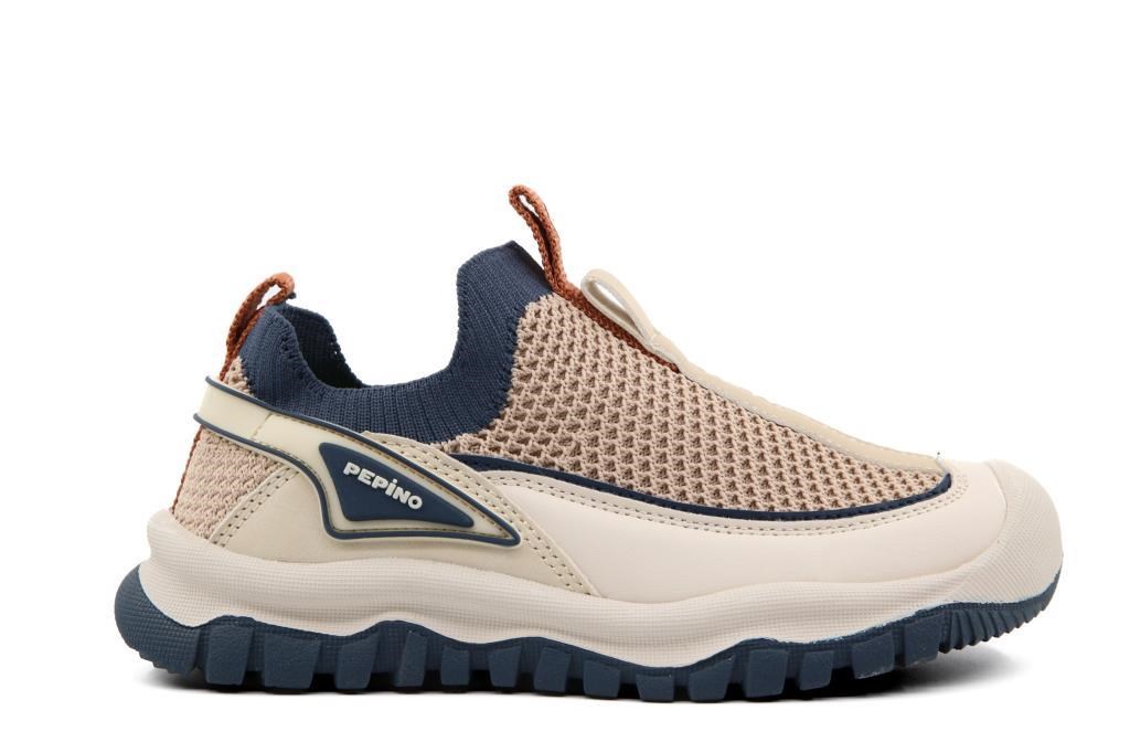 Pepino 2233 Bej Lacivert Çocuk Sneakers