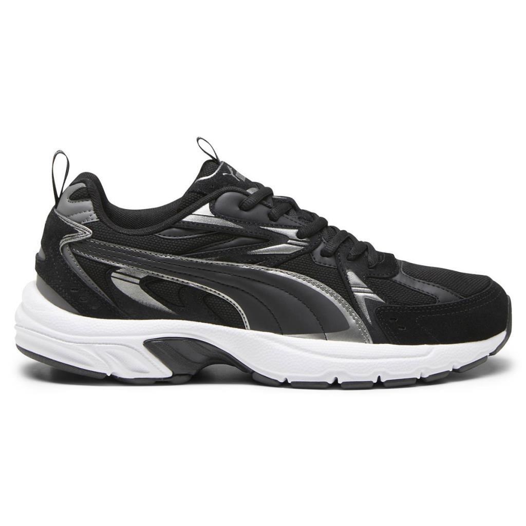 Puma Milenio Tech Suede 393489 01 Siyah-Gri Unisex Sneakers