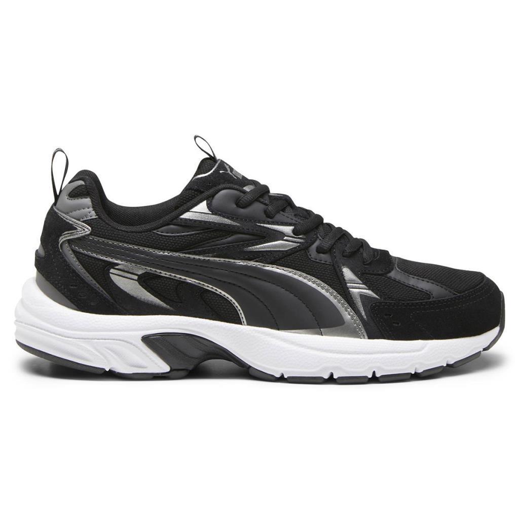 Puma Milenio Tech Suede 393489 01 Siyah-Gri Unisex Sneakers