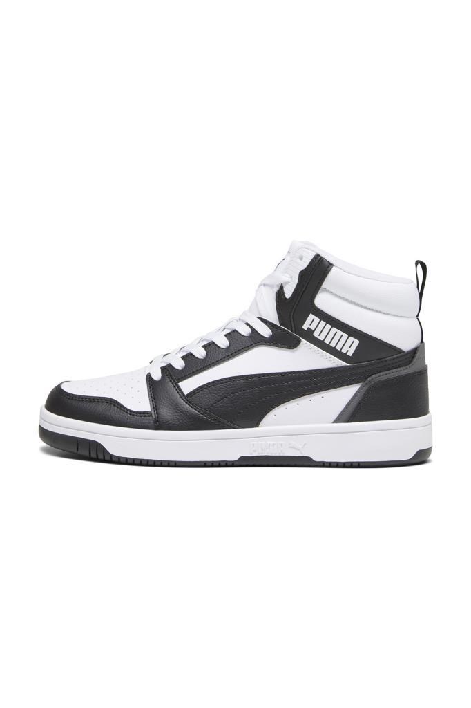 Puma Rebound v6 392326 01 Beyaz-Siyah Unisex Sneakers