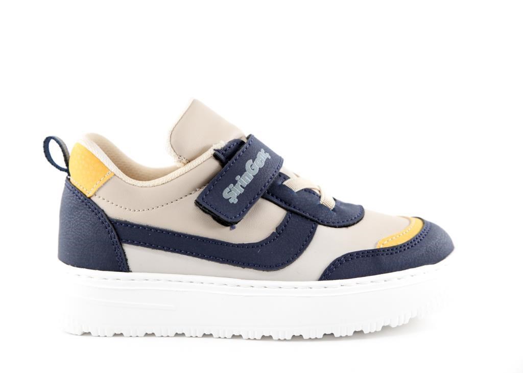 Şirin Bebe 251-3 Lacivert Sarı Çocuk Sneakers