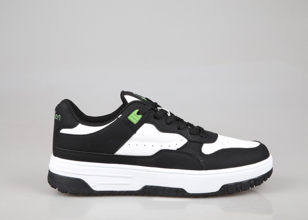 United Colors Of Benetton BNl-11509 Beyaz-Siyah Unisex Sneakers