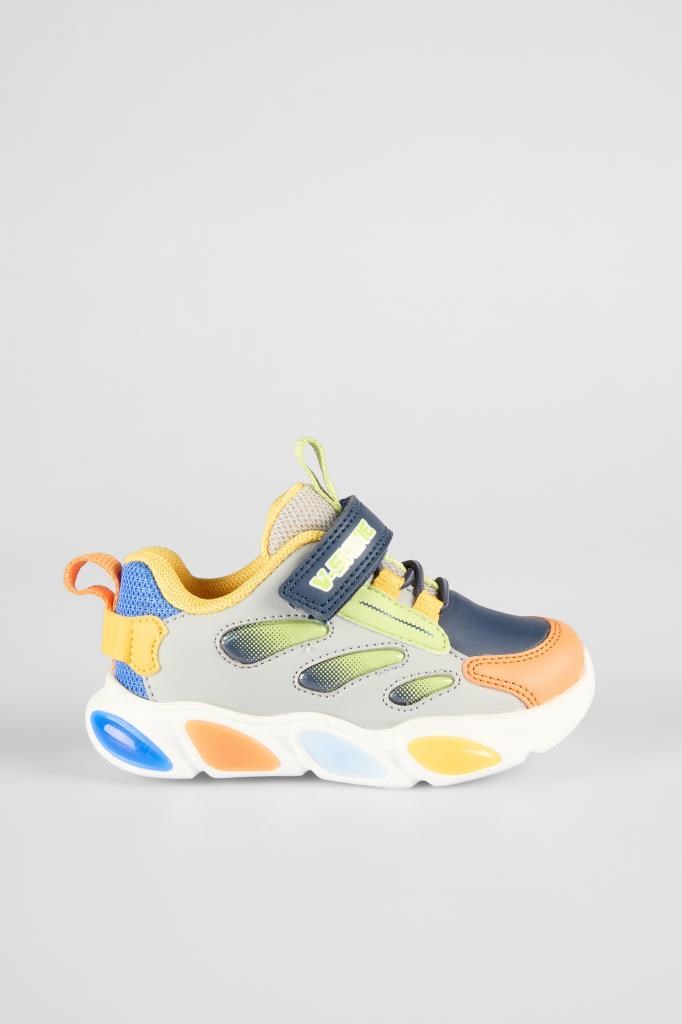 Vicco Lamb Gri Lacivert Çocuk Sneakers