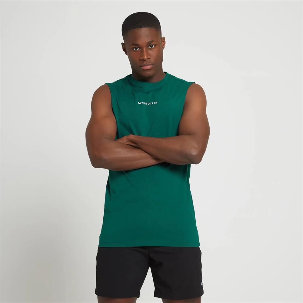 Açık Kol Fitness Atlet-Koyu Yeşil