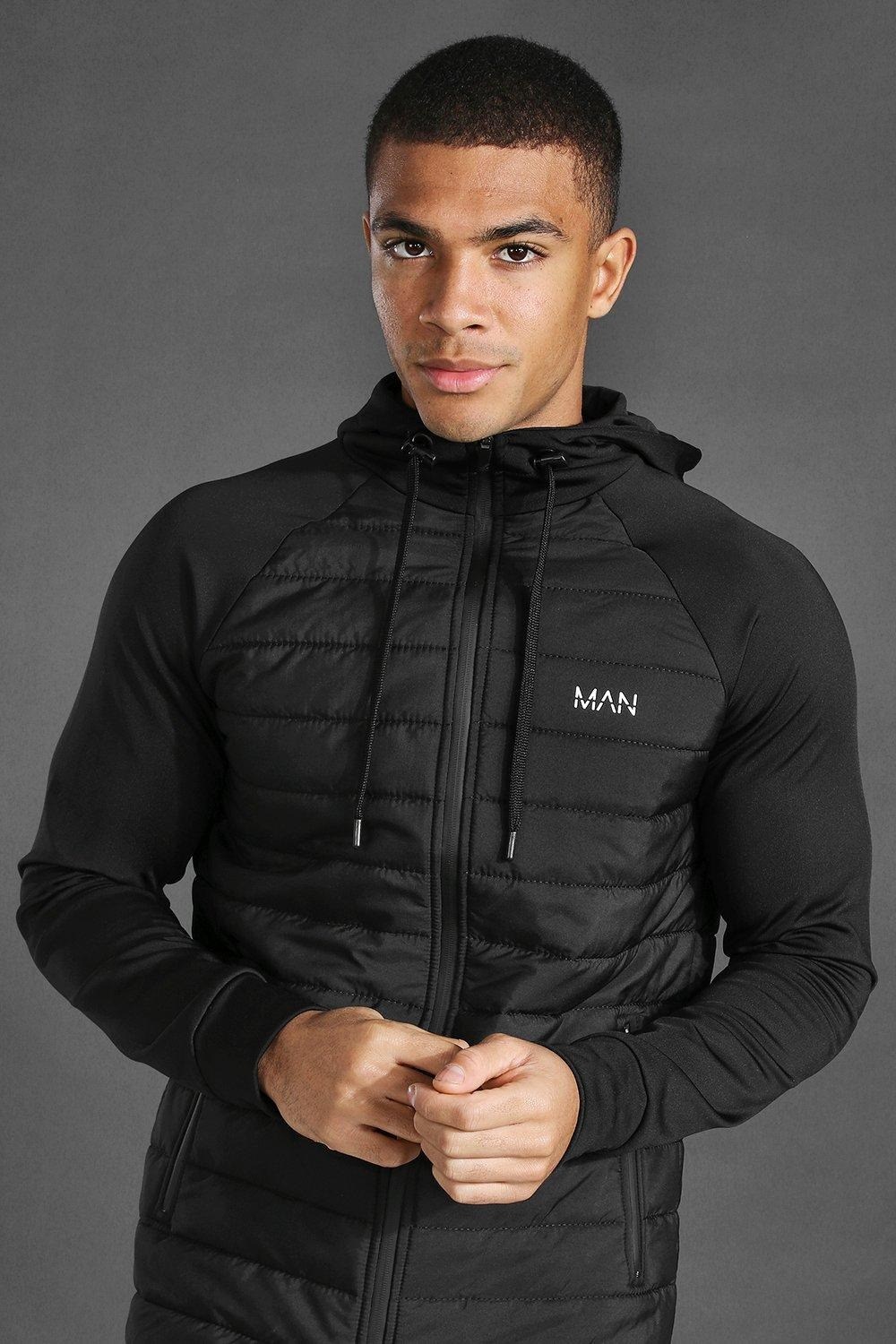 Aktive Gym Fermuarlı Hoodie Sweat-Siyah