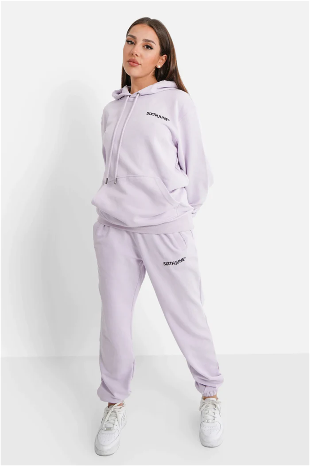 Baisc Eşofmanaltı Jogger   Takım-Lila