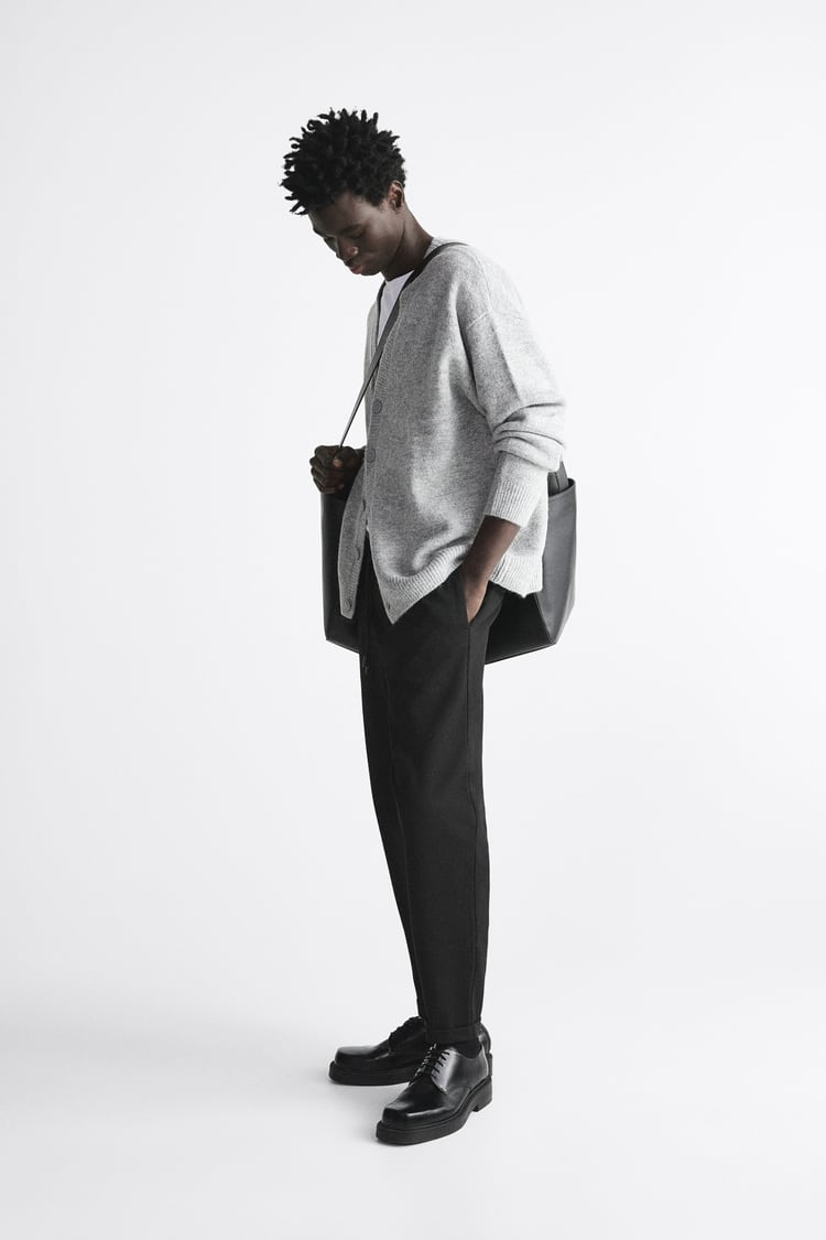 Basic İpli Jogger Pantolon-Siyah