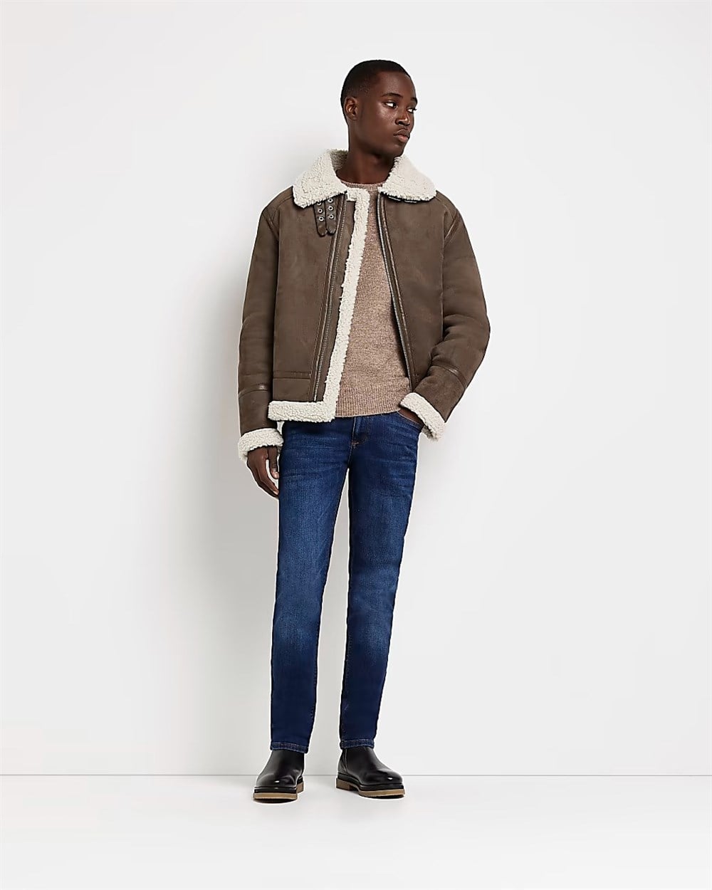 Basic Strech Skinny Sid Jean-Mavi Koyu