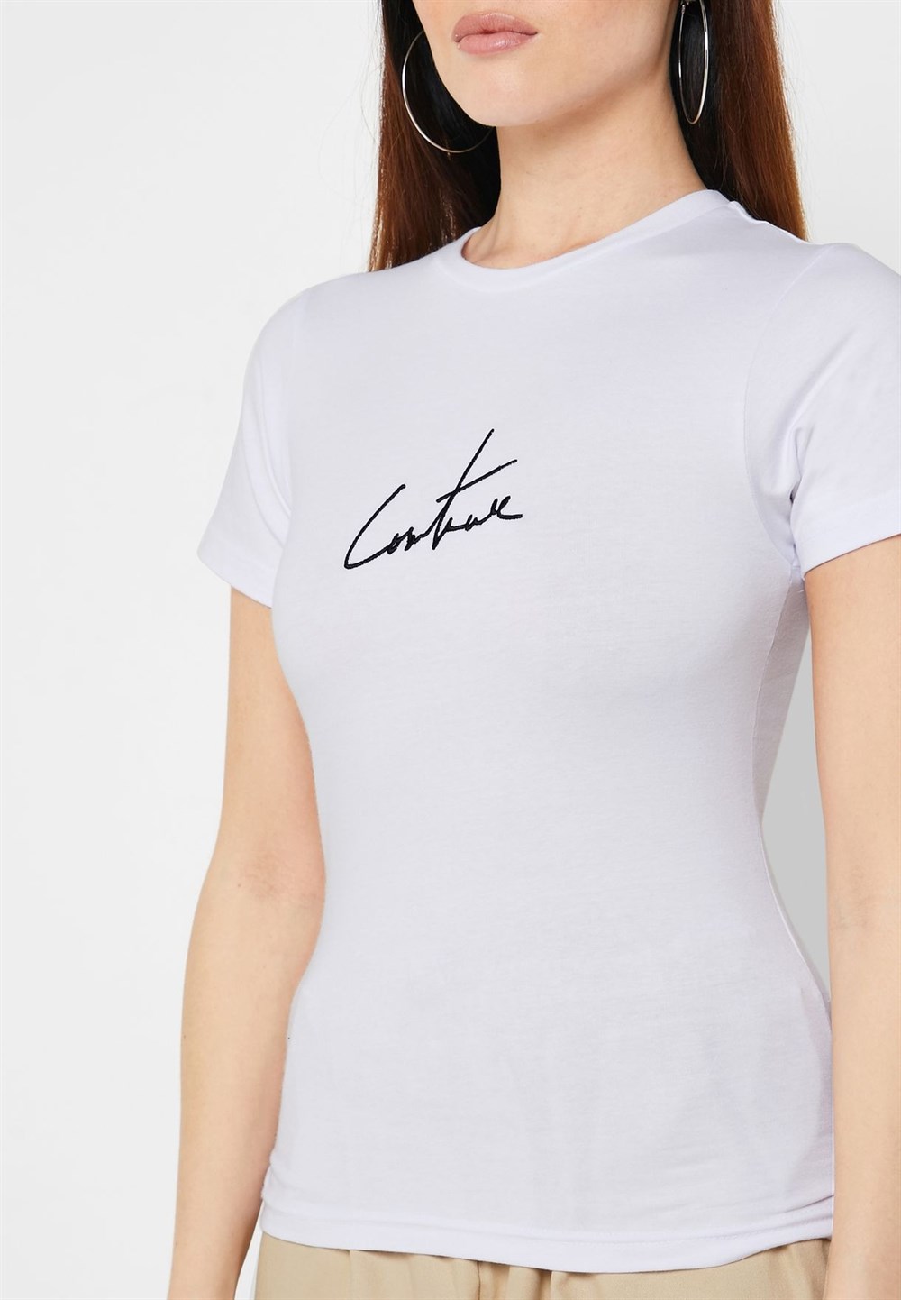 Basic T shirt-Beyaz