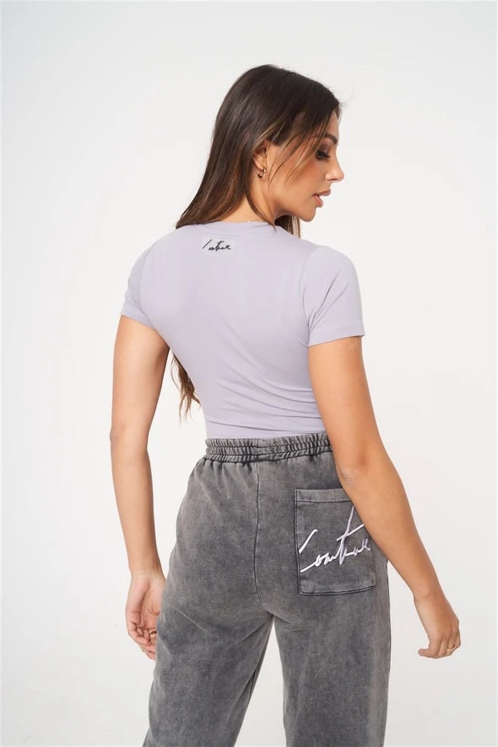 Basic T shirt-Lila