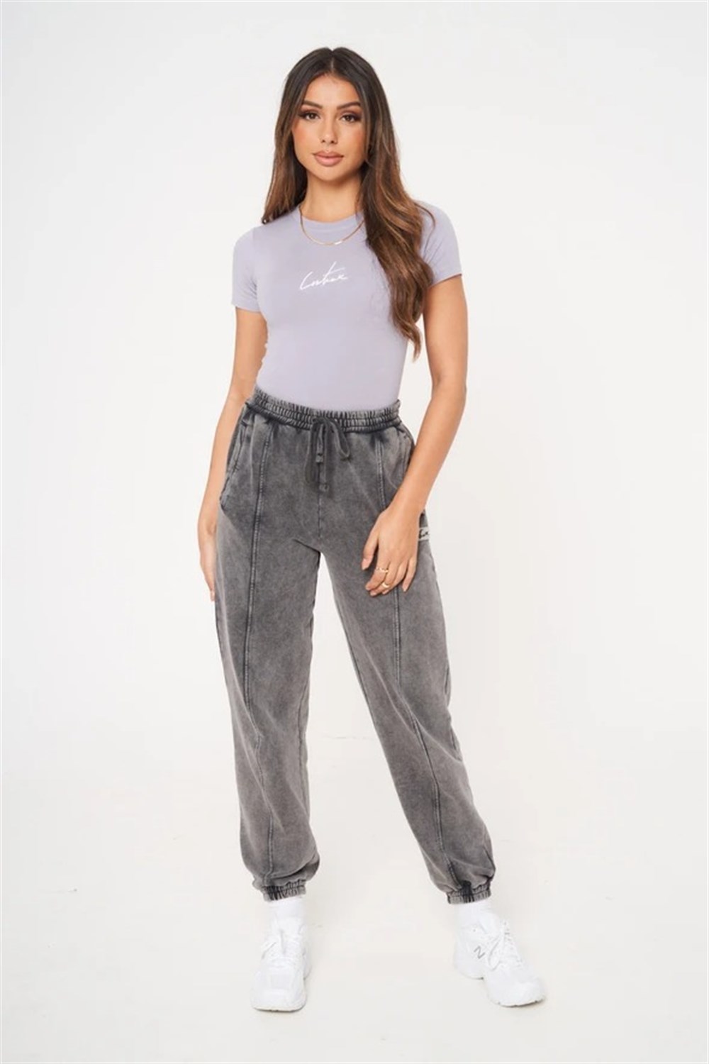 Basic T shirt-Lila