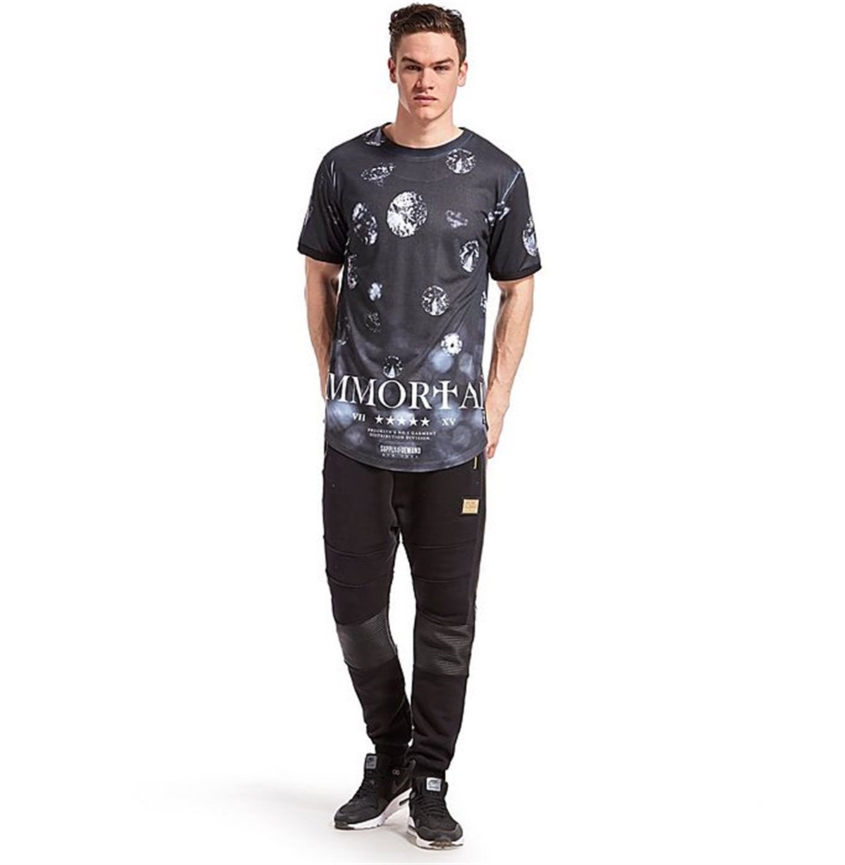 Crystal T Shirt Petrol-Petrol