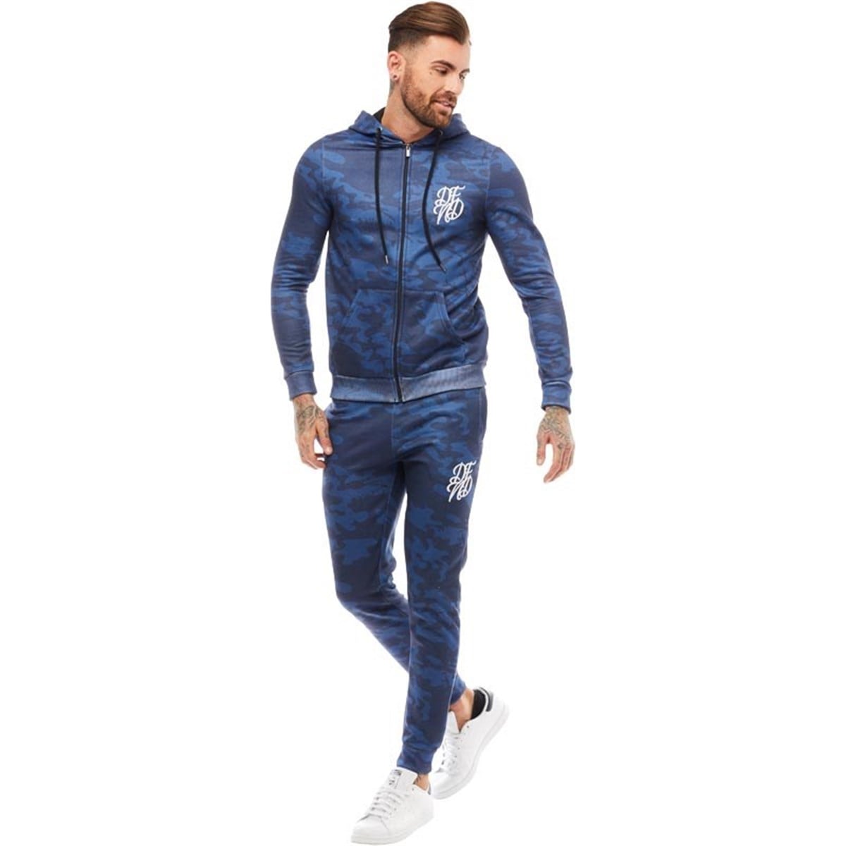 Dillon Kamuflaj Jogger EşofmanAltı-Lacivert