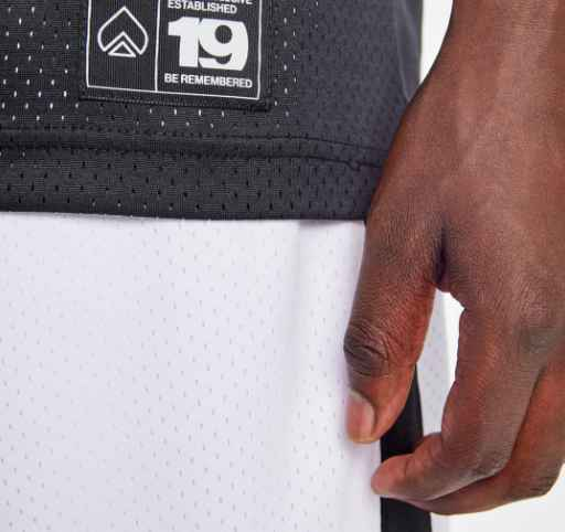 File Kumaş Spor   Oversize  T shirt-Siyah-Beyaz