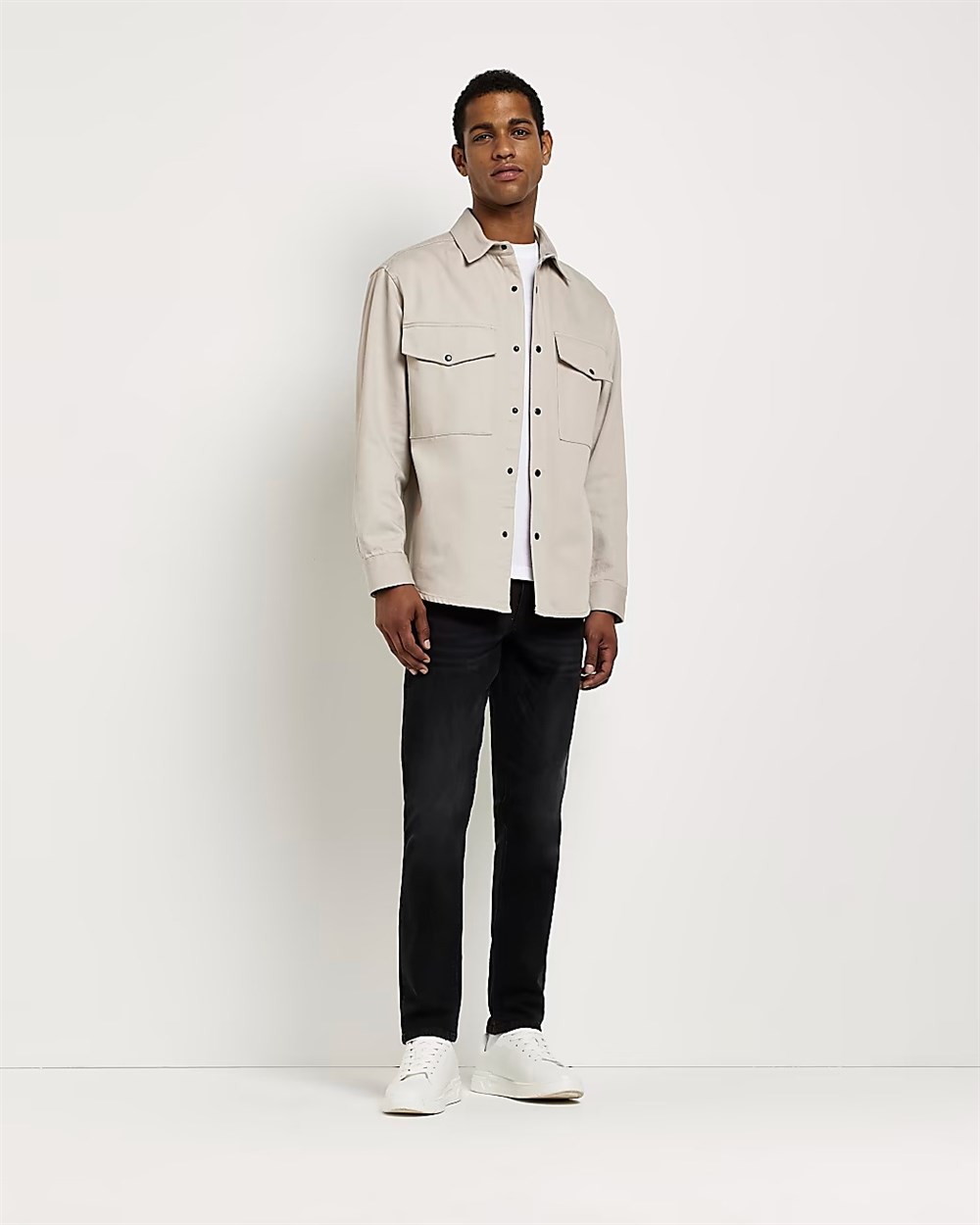 Glenn Slim Fit Jean-Siyah