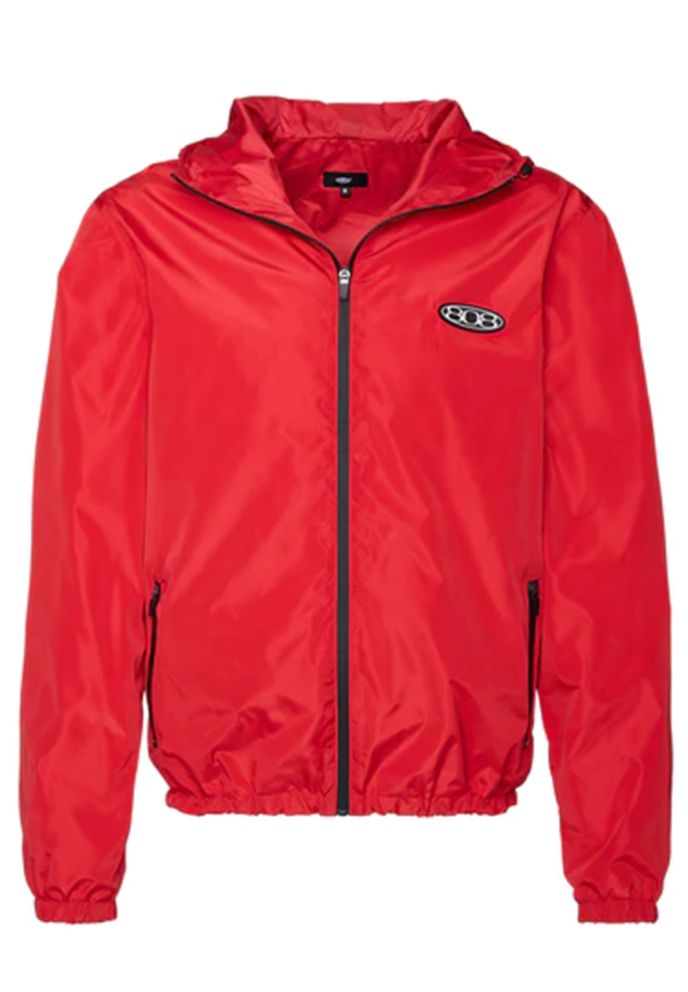 Kapişonlu Yağmurluk-Kırmızı