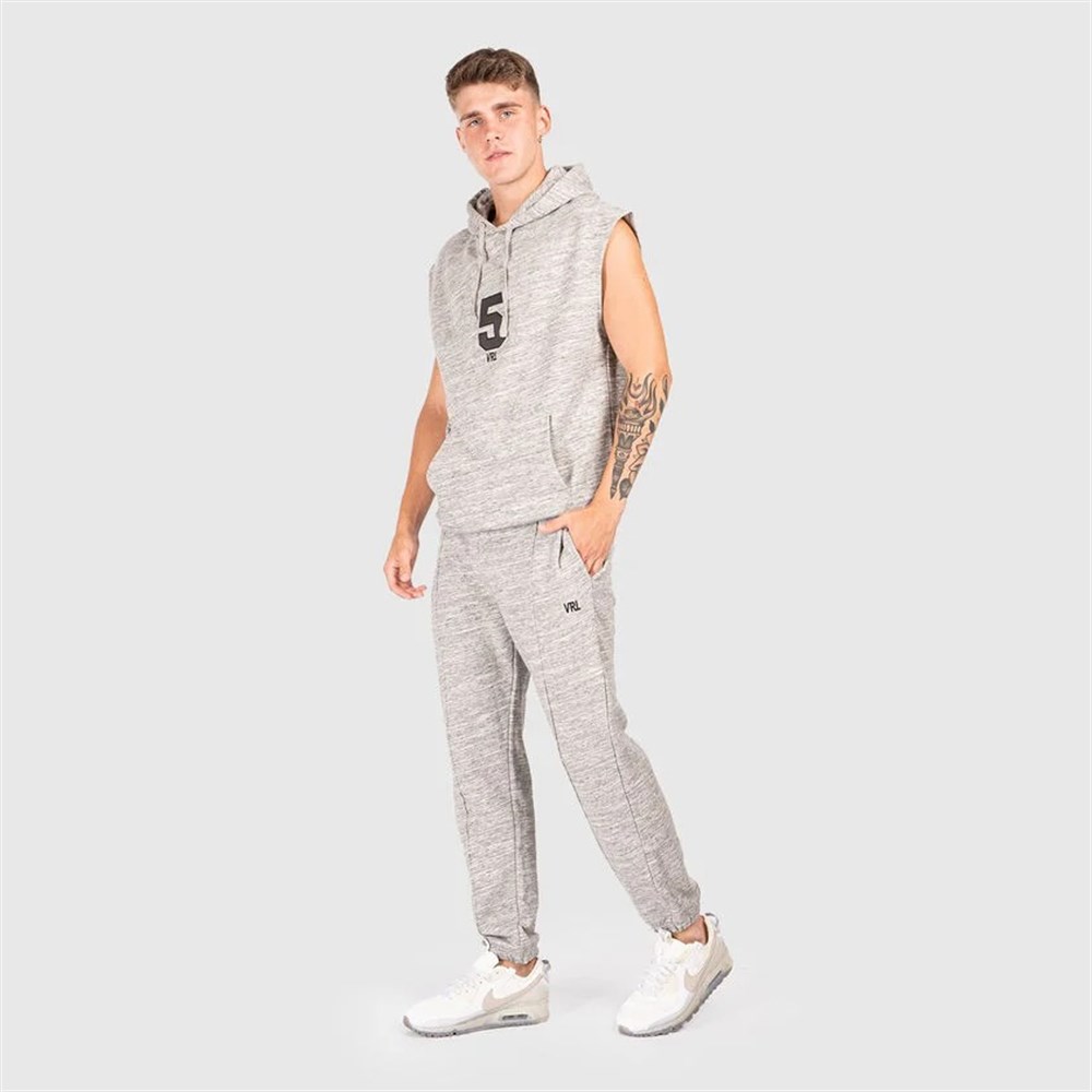 Kolsuz Kapişonlu l Sweat-Gri