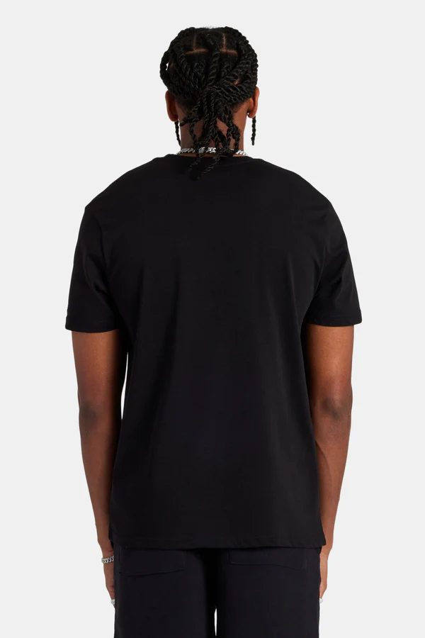 LOGO EMBROIDERED T-SHIRT-Siyah