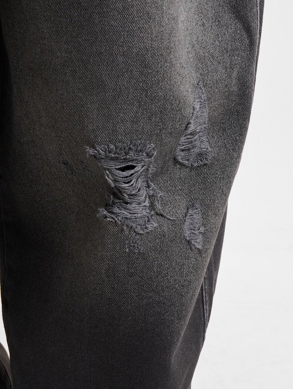 Loose Fit Jeans-Antrasit-Gri