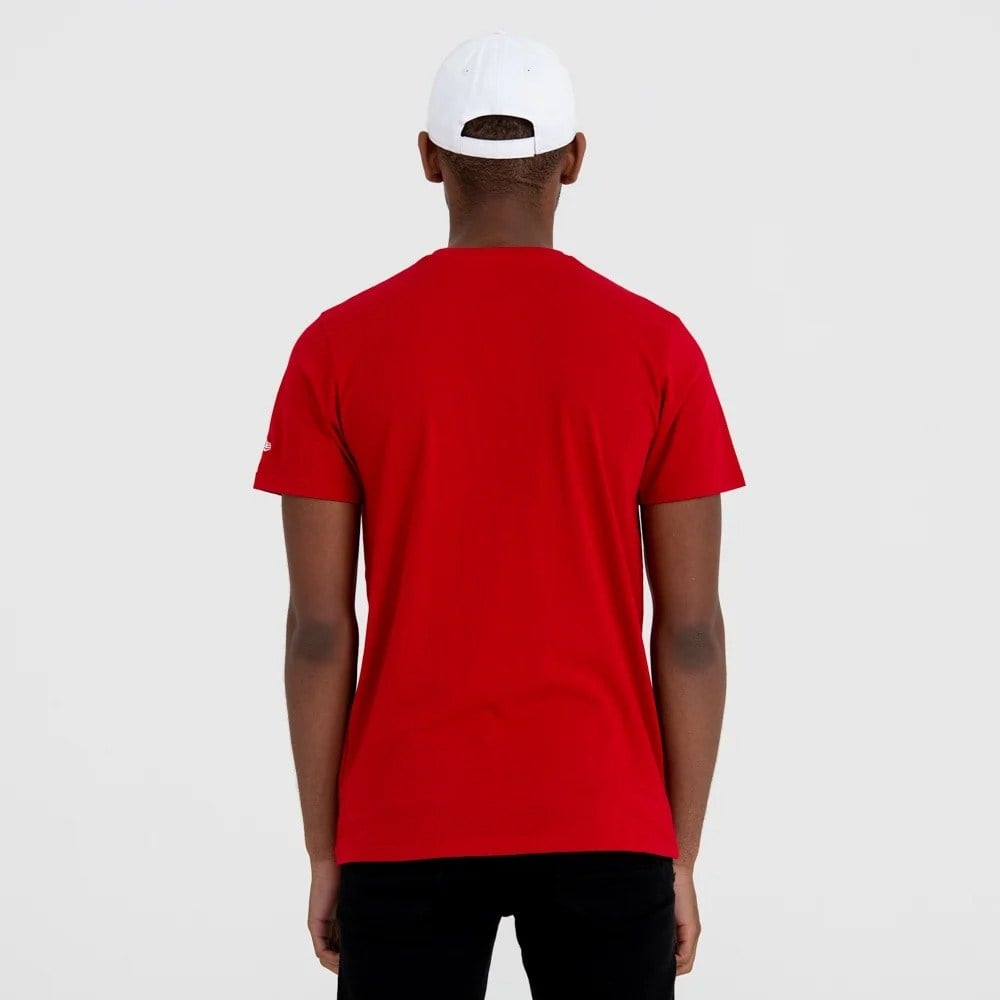 N Y Logo  T shirt-Kırmızı