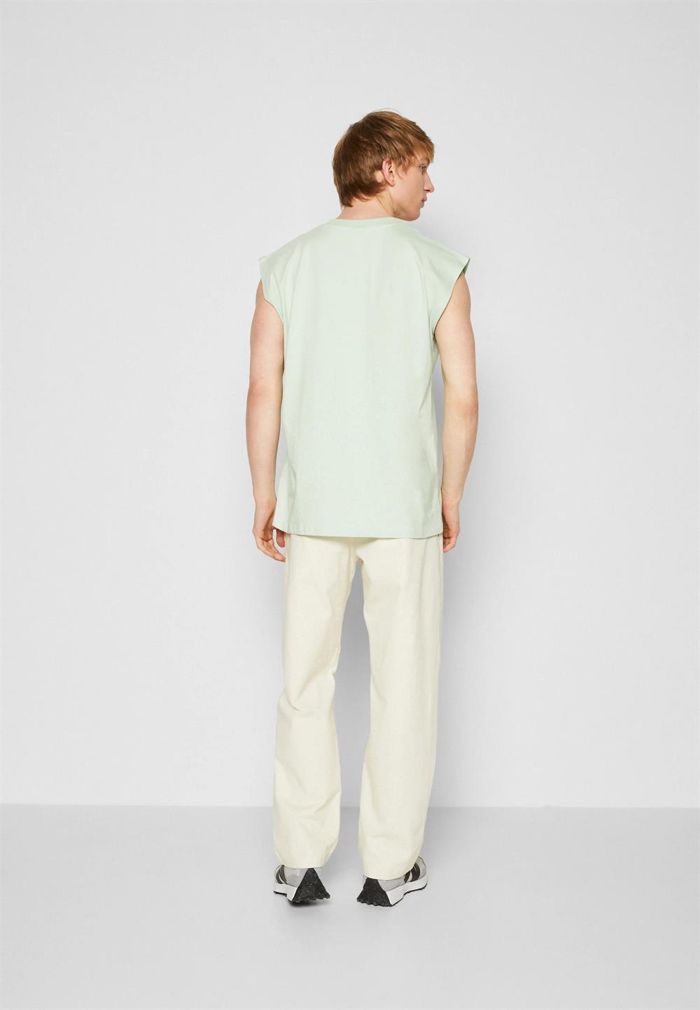 Oversize Basic  Small Logo Atlet-Mint Yeşili