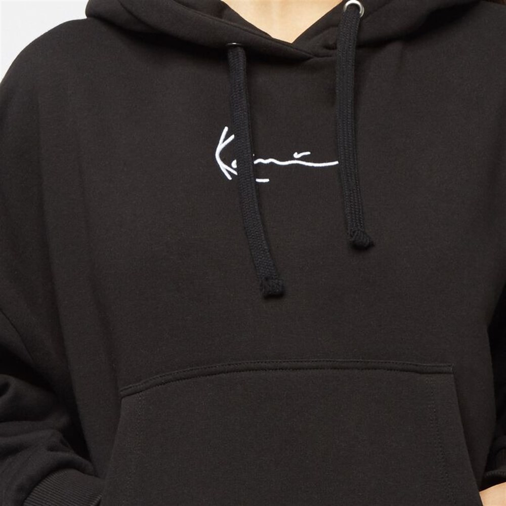Oversize Kapişonlu Sweat-Siyah
