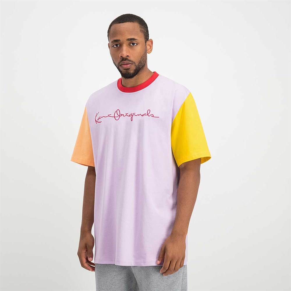 Oversize  Original Block T shirt-Lila