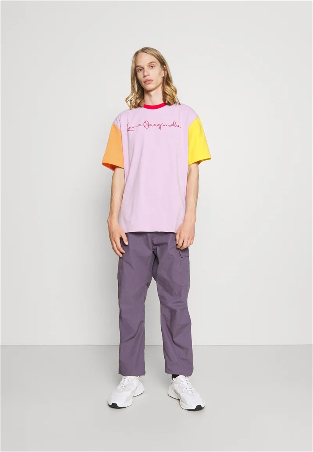 Oversize  Original Block T shirt-Lila