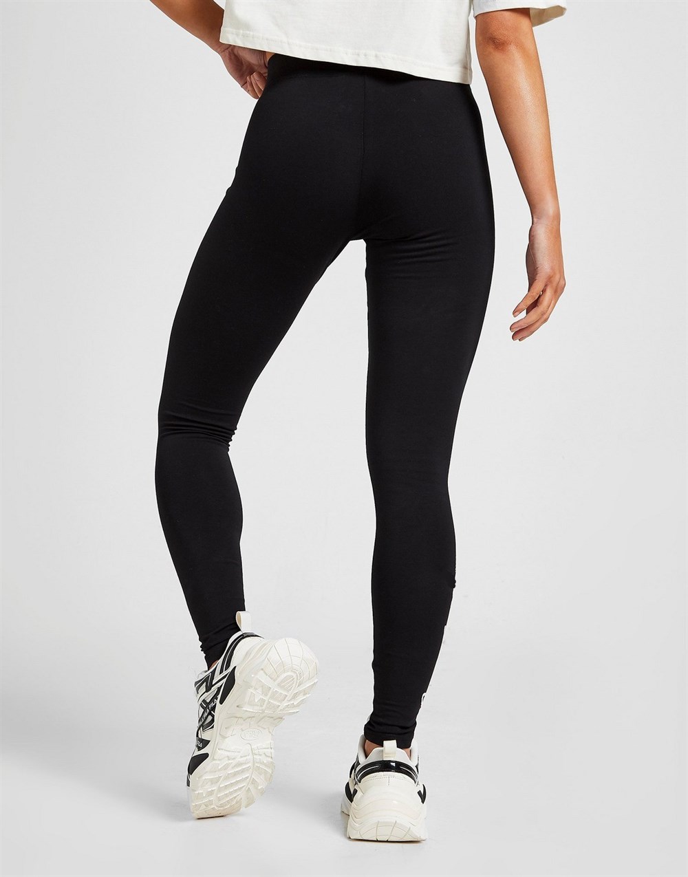 Penye Legging Tayt-Siyah