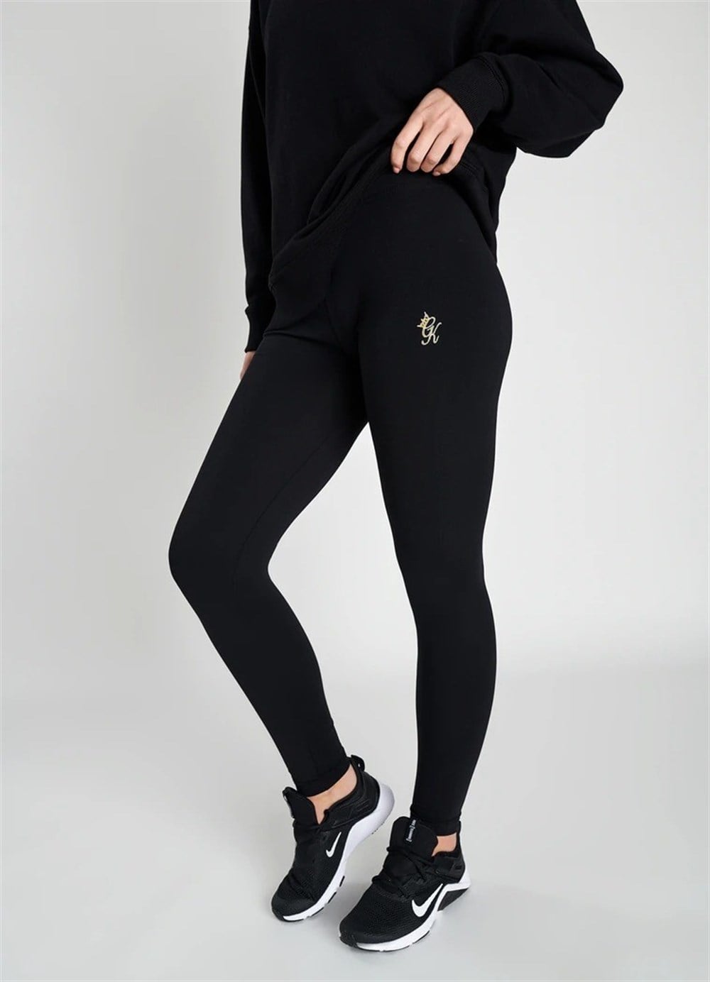 Penye Legging Tayt-Siyah