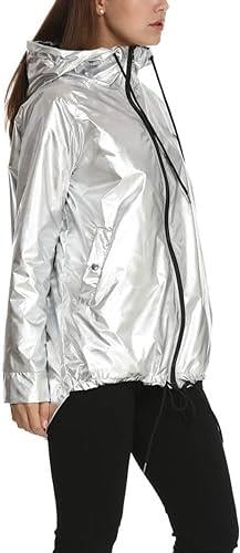 Reflektörlü Yağmurluk-Gri