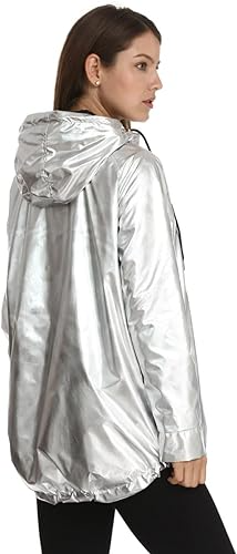 Reflektörlü Yağmurluk-Gri
