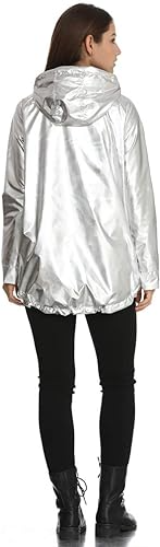 Reflektörlü Yağmurluk-Gri