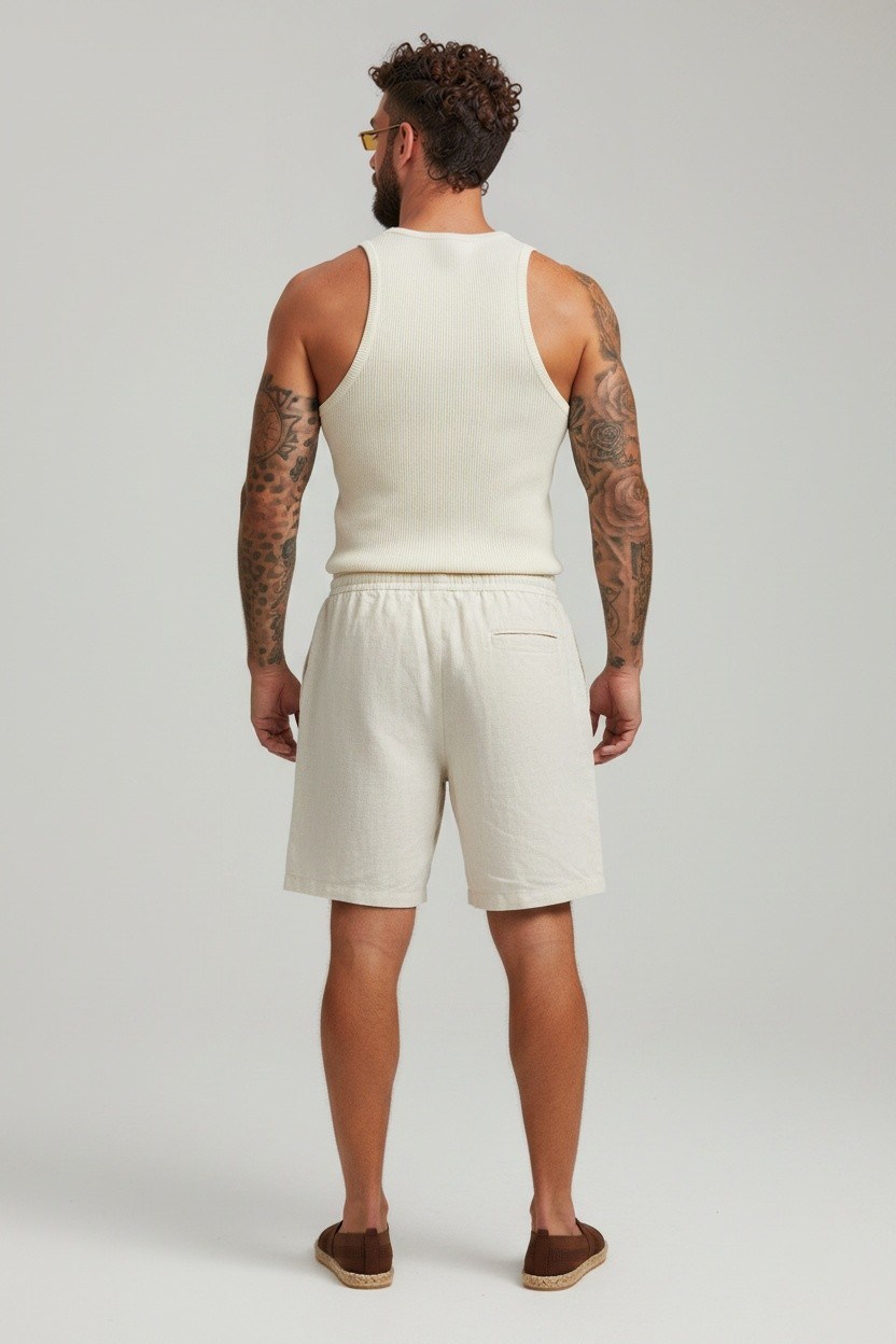 SLim Merserize Atlet-Bej