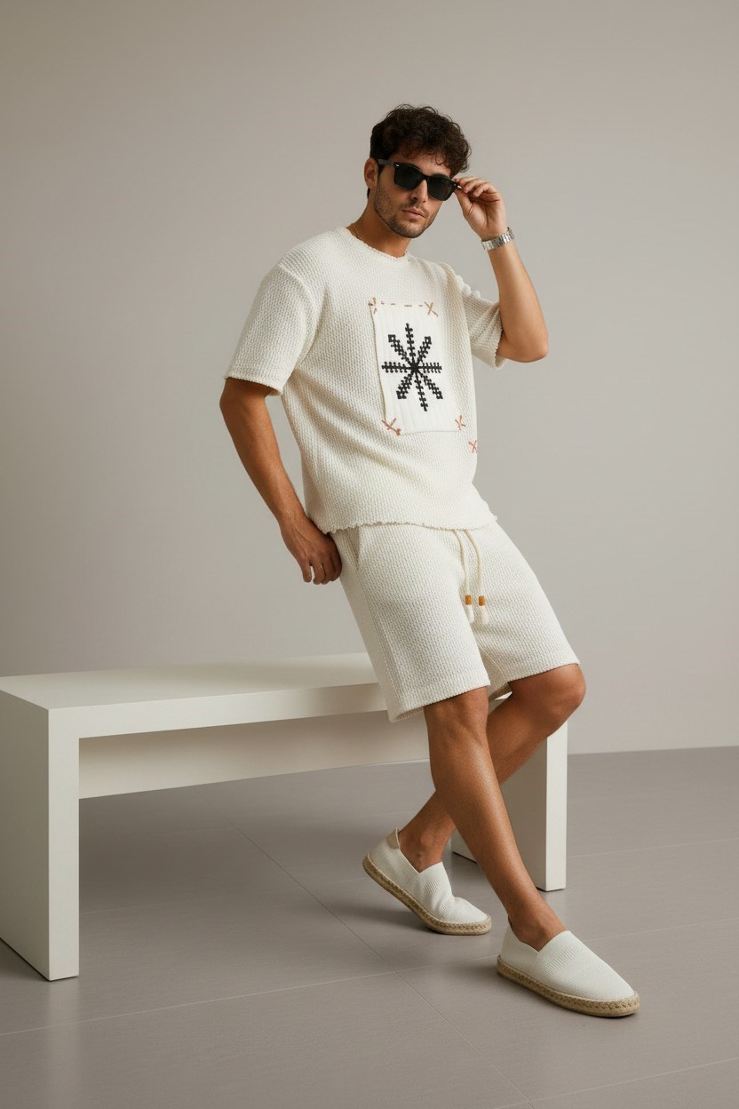 TRİKO ESPADRİL-Beyaz